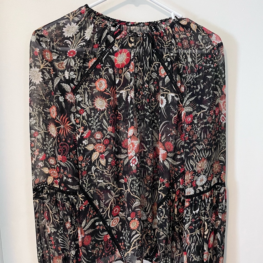 Intermix statement blouse